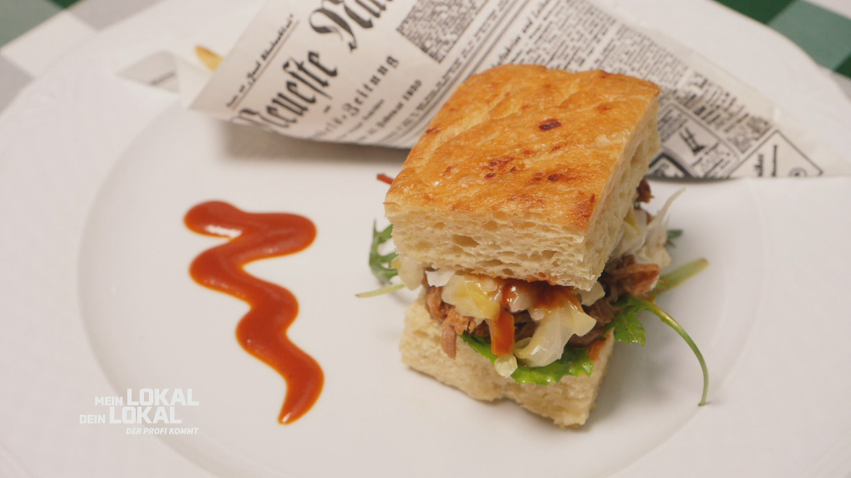 Pulled Pork Sandwich aus Focaccia?