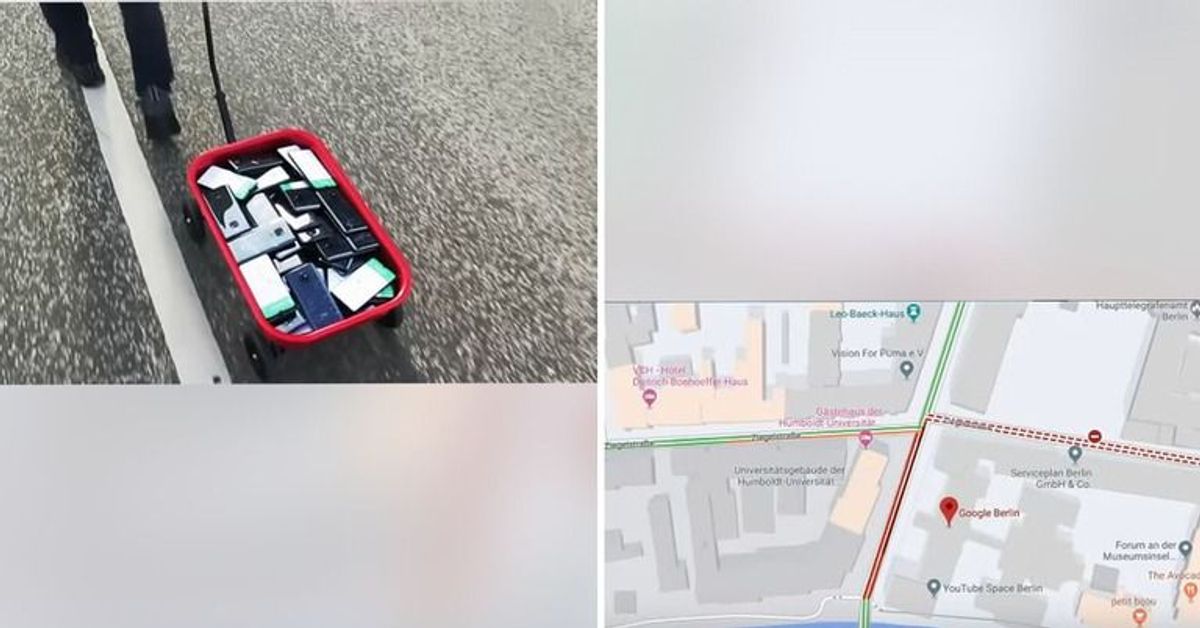 Berliner Künstler sorgt für virtuellen Stau auf Google Maps