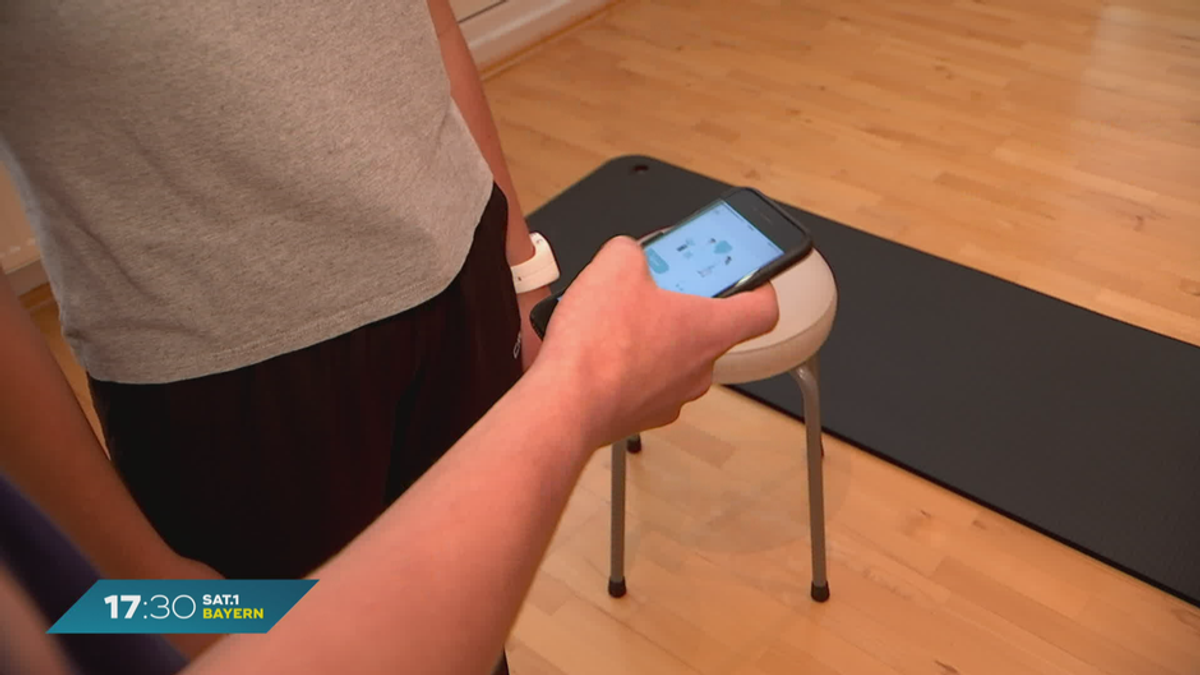 Physiotherapie per Smartphone: 17-Jähriger aus Altenerding entwickelt App