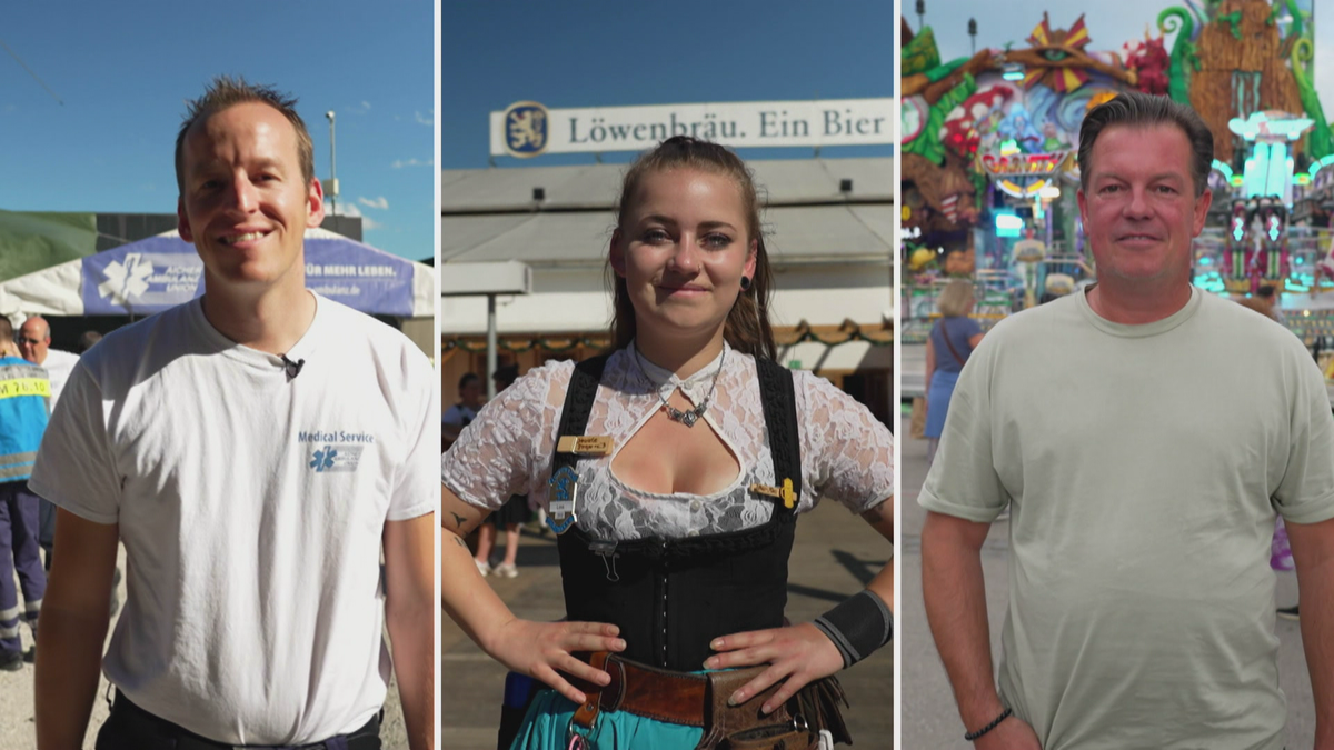 Als Sanitäter, Bedienung und Schausteller zum ersten Mal auf dem Oktoberfest