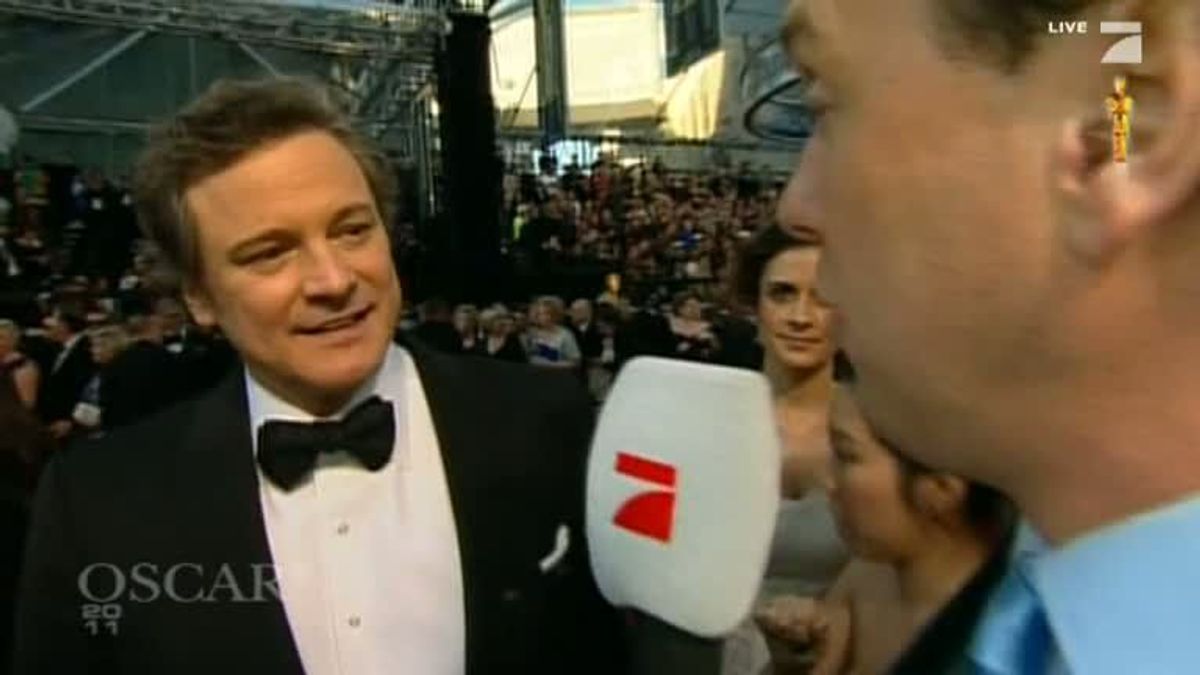 Oscar Red Carpet: Colin Firth