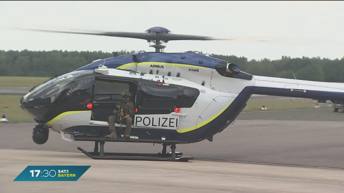 Sicherheit in Bayern: Hubschrauber-Polizeistaffel in Roth feiert 50 Jahre